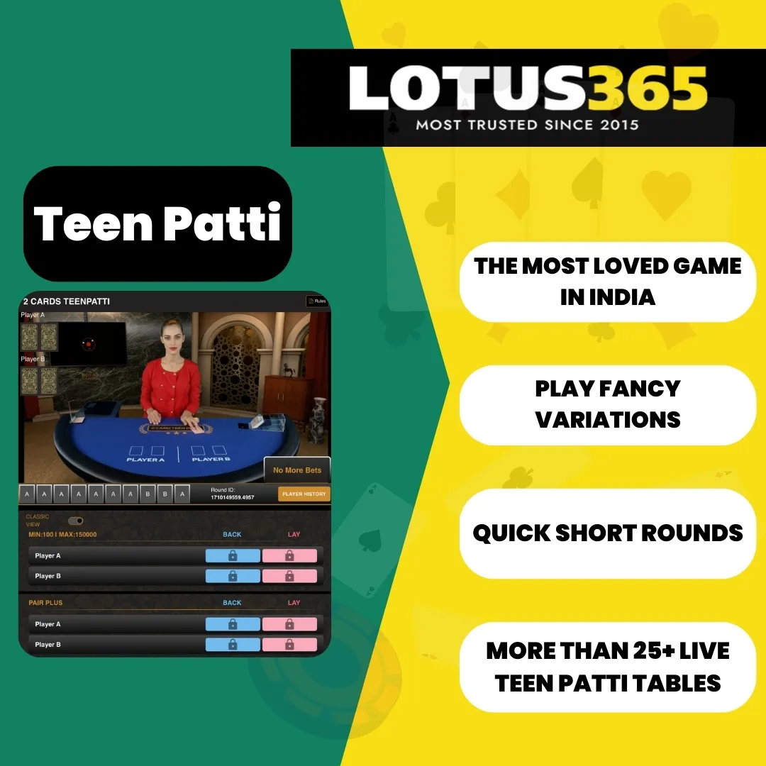 Lotus365 Teen Patti